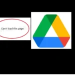 Google Drive Can't load