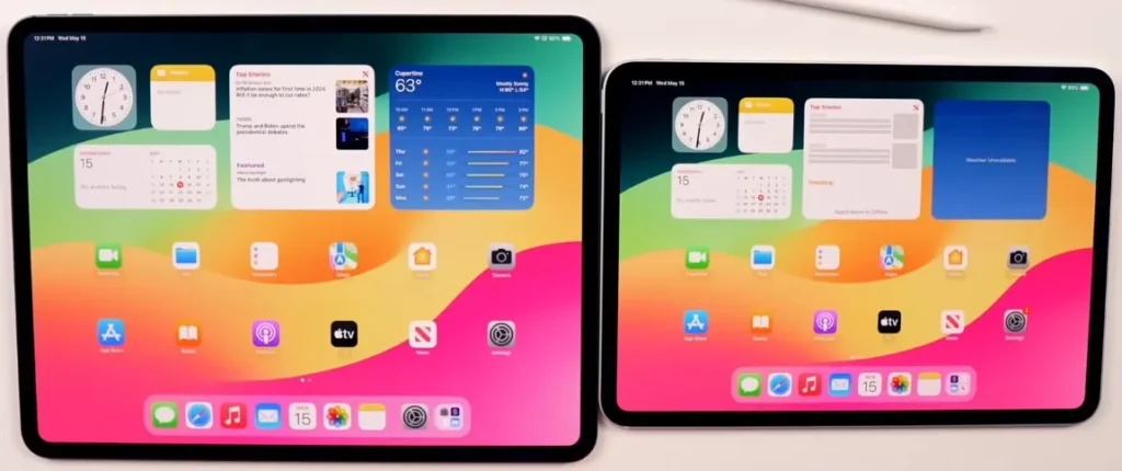 iPad Pro 2024, 13 inch and 11 inch