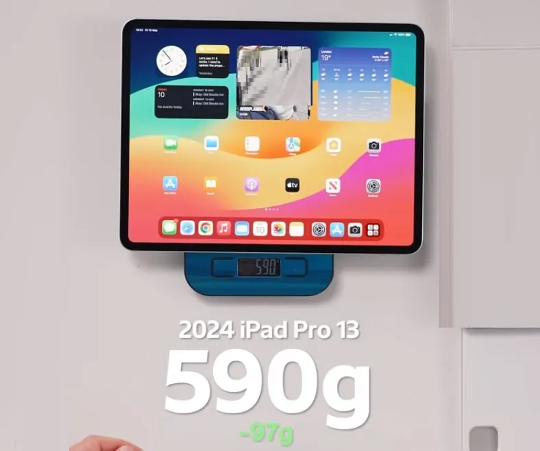 iPad pro 2024 weight